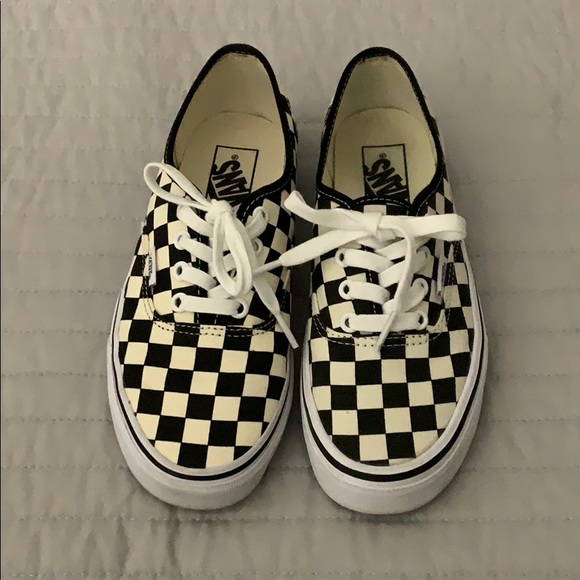 Vans Shoes - Golden Coast Checkered Authentic Vans